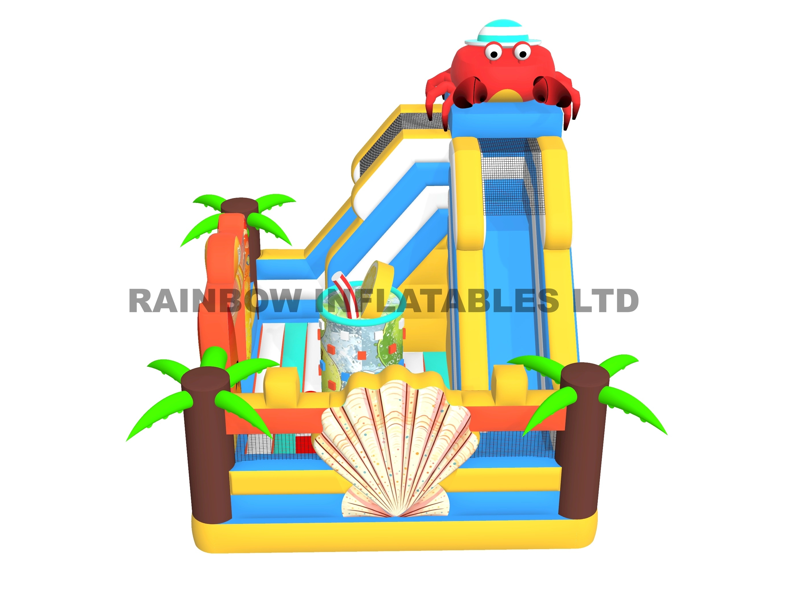Beach Paradise Inflatable Jumping Castle