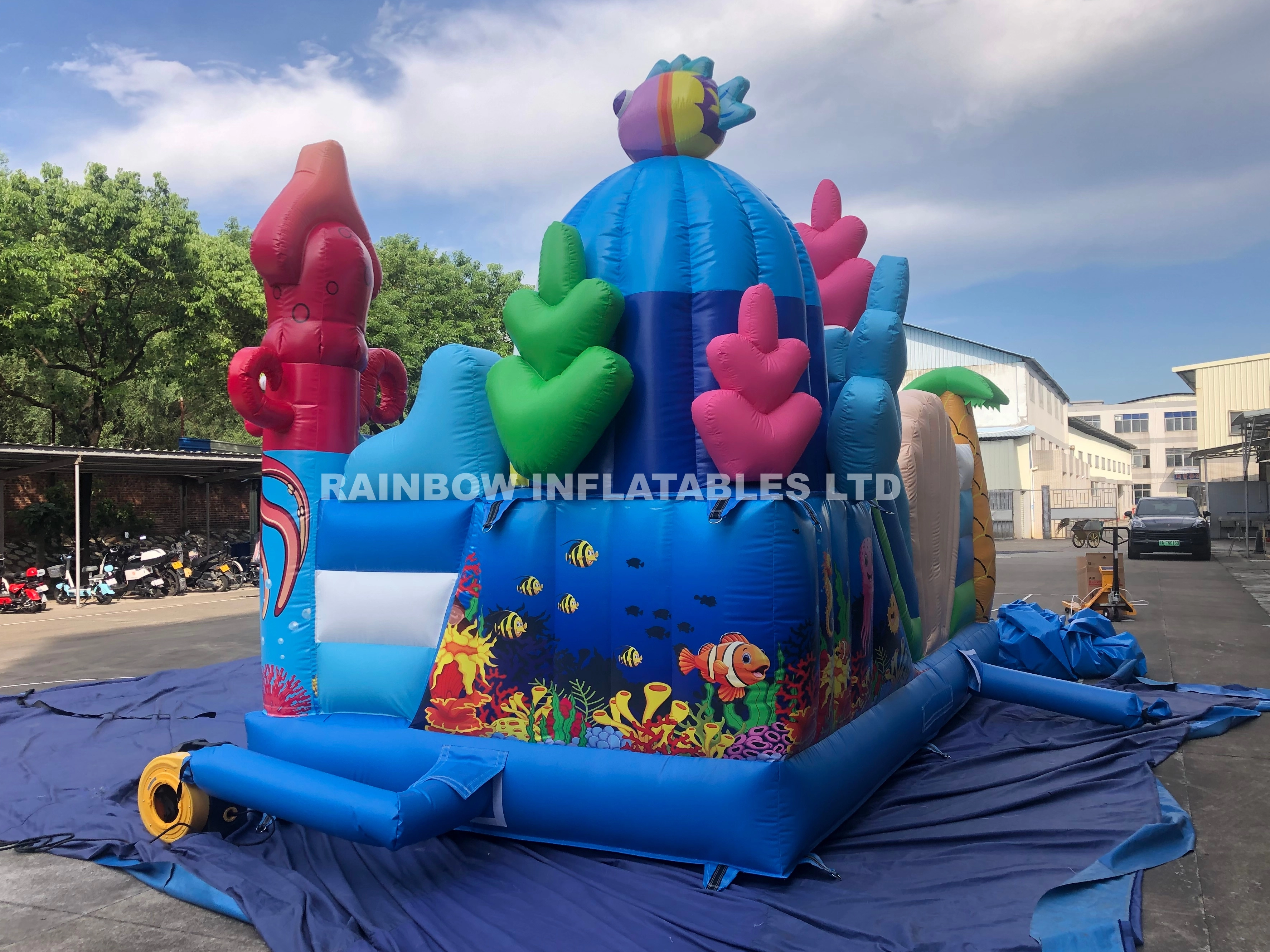  Inflatable under Sea Bounce House by Rainbow