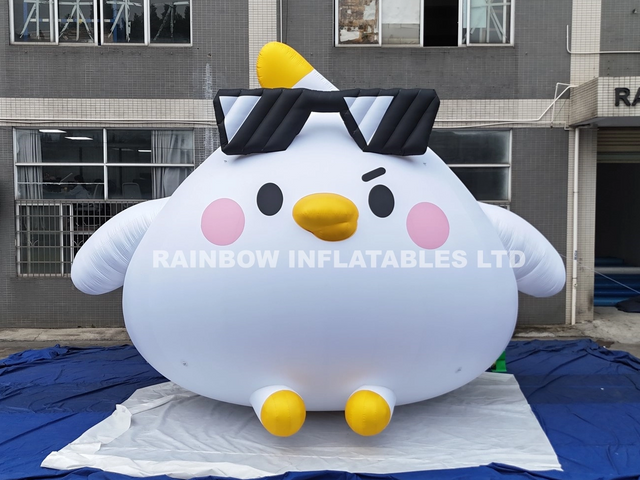 Commercial Grade Angry Bird Theme Inflatable Combo with LED Lighting Custom Obstacle Course for Event Rental