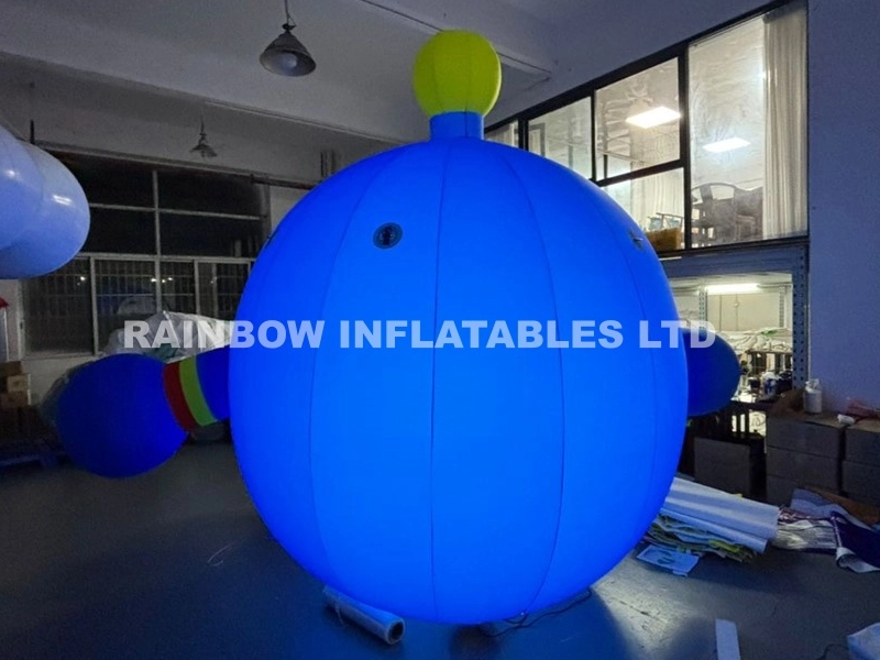 Blue Cartoon Egg Character Inflatable Toy for Kids Party