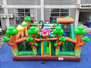 Inflatable Playground, Owl Bouncer, Kid Jumping Castle,Residential Inflatable,Outdoor Amusement