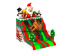 Giant Holiday Inflatable Slide for Christmas Parties and Gatherings