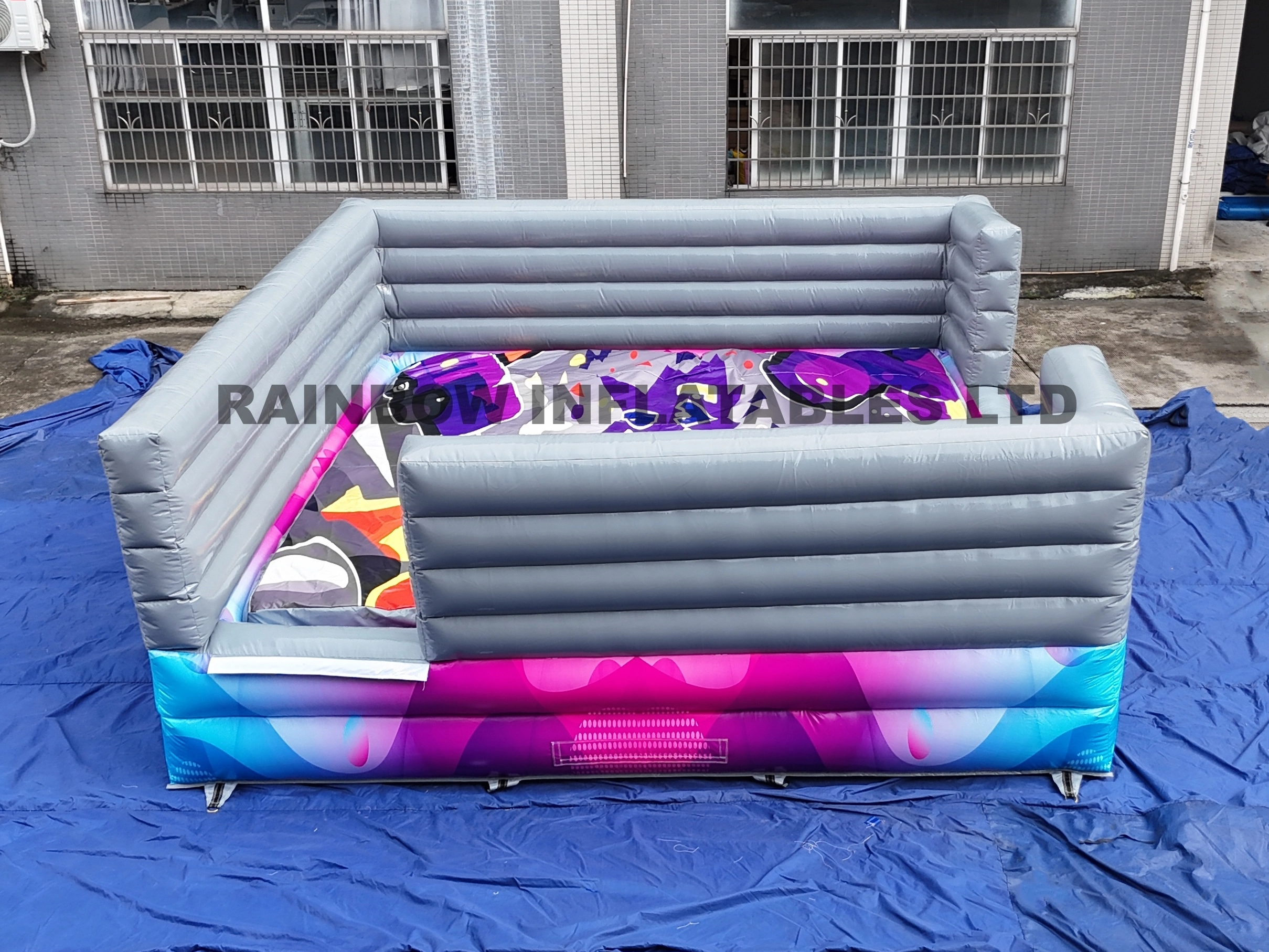 Kids bumper play zone,Party rental inflatable,Inflatable mat with safety bumpers