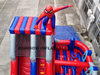 Giant Inflatable Spider-Man Bounce House with Slide and Obstacle Course