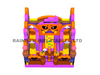 Halloween Theme Inflatable Bounce Castle with Double Slides and Climbing Wall