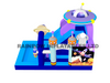 Inflatable Space Theme Bouncy Castle with UFO & Rocket Design