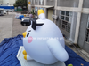 Commercial Grade Angry Bird Theme Inflatable Combo with LED Lighting Custom Obstacle Course for Event Rental