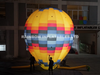 inflatable light-up hot air balloon colorful led balloon