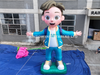Custom inflatable glowing cartoon boy