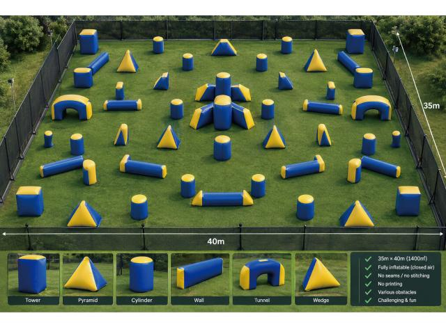  Inflatable bunker , Inflatable obstacle , Inflatable fortress , Inflatable tower